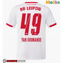Moške Nogometnih dresov RB Leipzig Yan Diomande #49 Domači 2025-26 Kratki rokavi